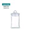 Large Capacity Moisture-Proof Glass Storage Jar for Tea, Grains, and Cereals