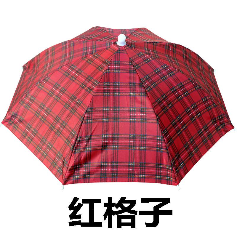 

55cm Outdoor Head Umbrella Hat Anti-Rain Sun Headwear Sun CAP Foldable Fishing Golf Cycling Hiking Camping Shade Umbrella Hat 55CM