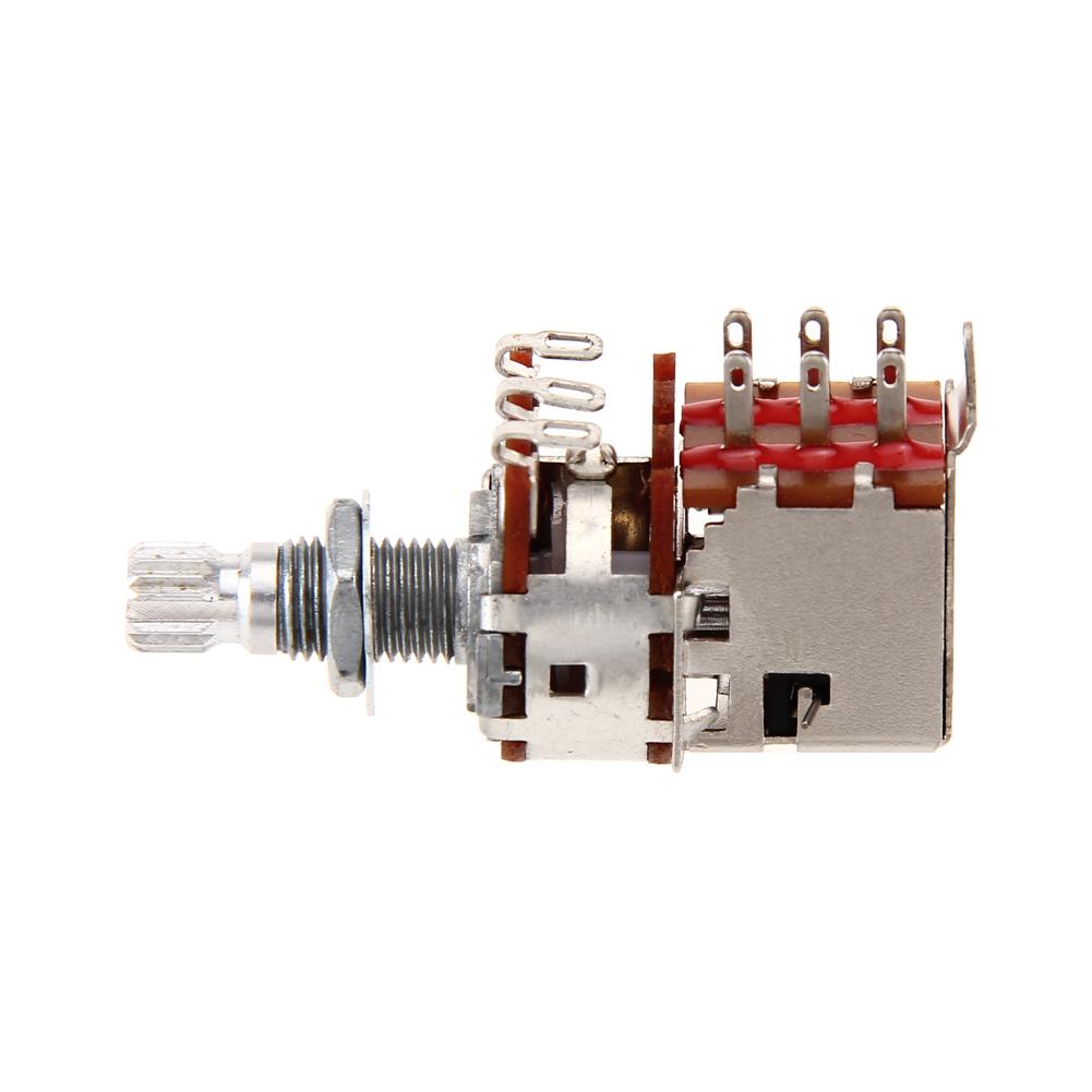 Push Pull Control Pot Potentiometer Replacement Short Shaft Guitar Potentiometer Guitar Potentiometer for Electric Guitar/Bass