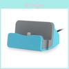 Typ-C-Schnelllade-Ständer PD 15W Kunststoff-Telefon-Dock für iPhone Android Schreibtisch-Organizer Home Office