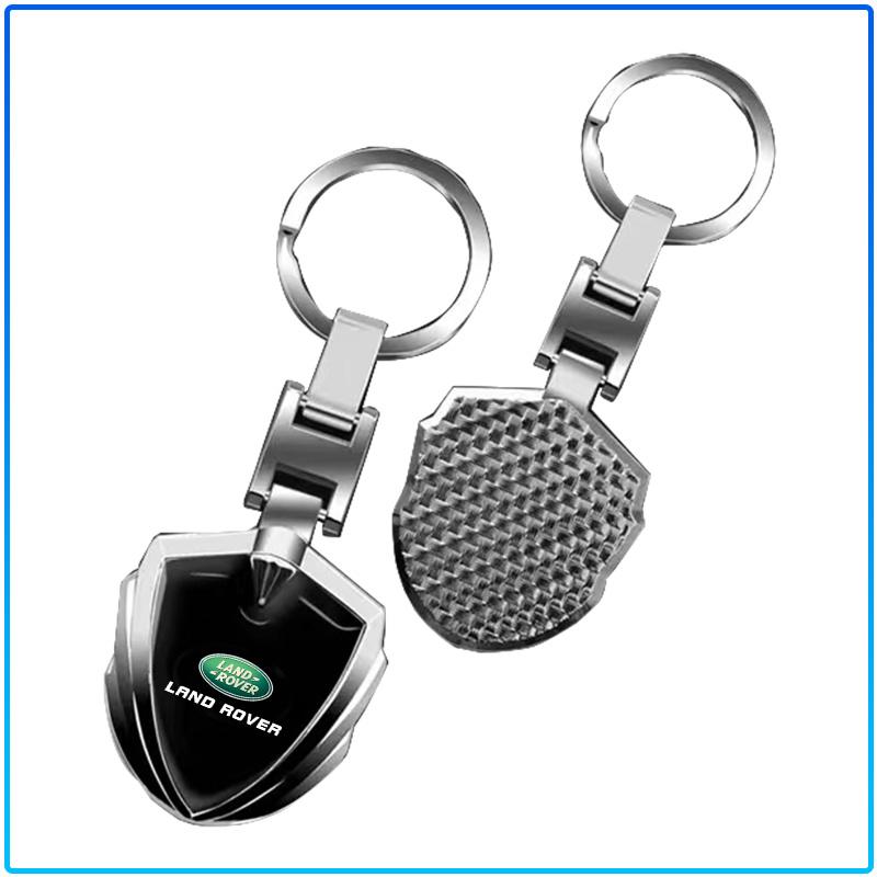 3D Metall Auto Styling Schlüsselanhänger Schlüsselring Schlüsselhalter Styling Auto Zubehör Für Land Rover Freelander L319 L462 Range Sport L322 Discovery 2 3 4 5