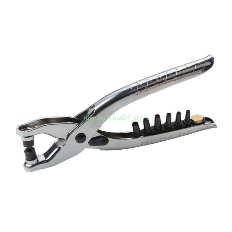 24TE Durable Grommet Eyelet Plier for 2mm,2.5mm,3mm,3.5mm,4mm,4.5mm Holes Eyelets Heavy Duty Grommet Eyelet Plier Tool CN