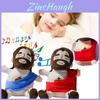 Weiche und kuschelige atmende Jesus-Plüschpuppe mit musikalischen Funktionen für Babys und Kleinkinder