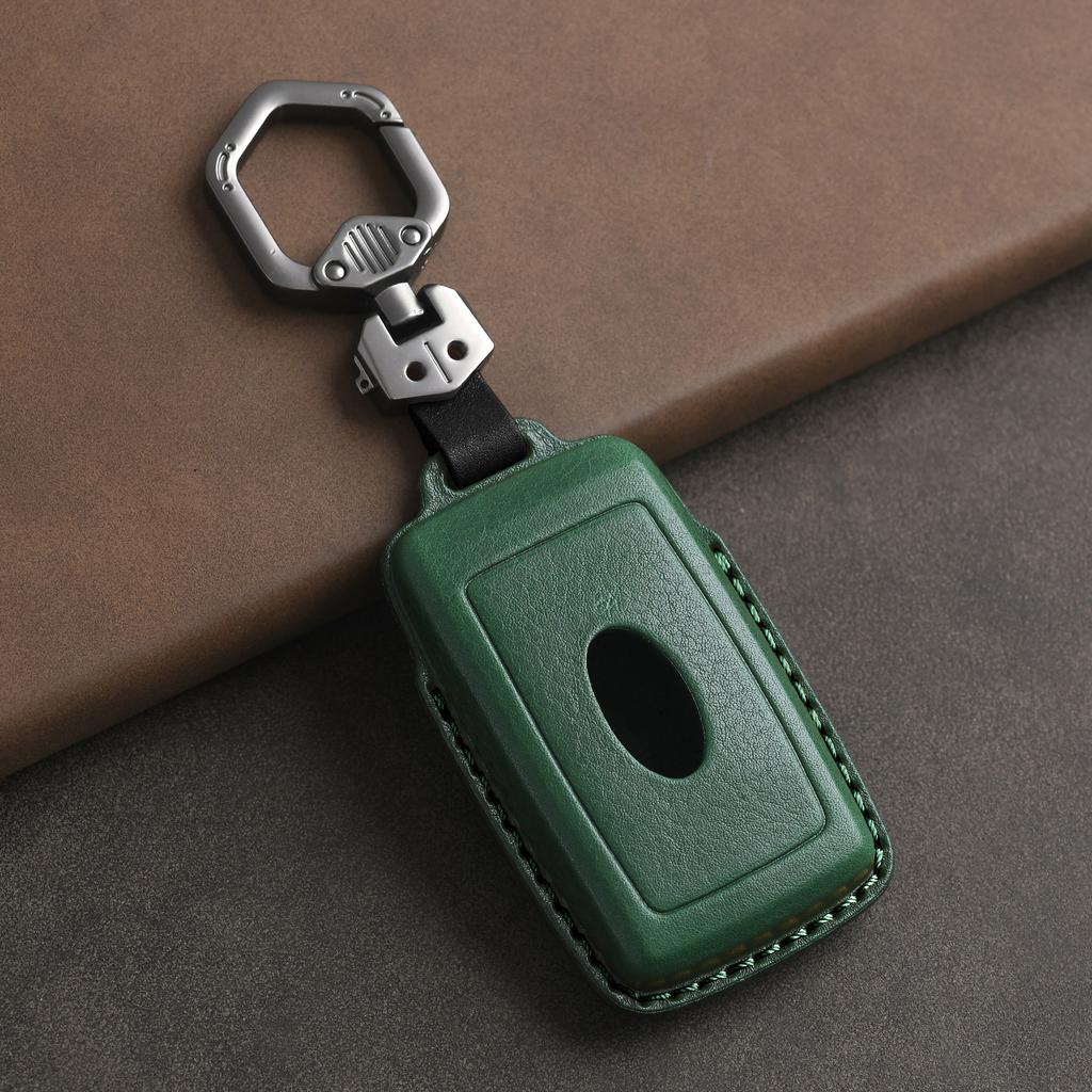Funda para Llave de Coche, Adecuada para Land Rover, Funda para Llave de Coche New Range Rover Sport, Cuero Genuino, Primera Capa de Piel de Vaca