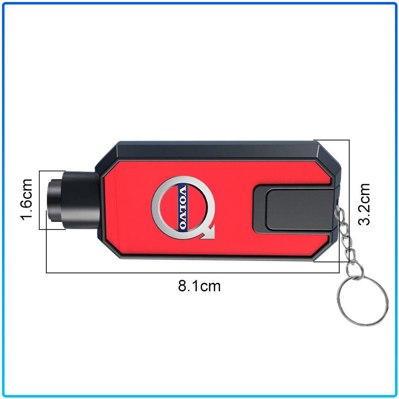 Multifunctional Car Safety Hammer Emergency Window Breaker Safety Supplies For Volvo XC60 XC90 S60 S80 S40 V40 V60 V70 V50 XC70
