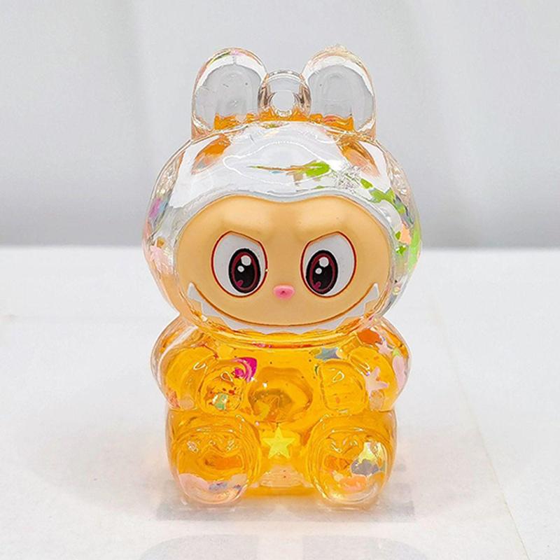 Quicksand Rabbit Cute Flash Color Dopamine Car Home Toy Ornaments