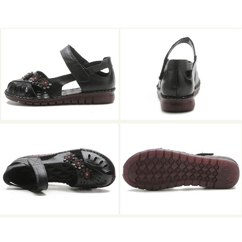 Sommer Neue Retro Frauen Lederschuhe Slip auf flachen Schuhen weiche Sohle Vintage Schuhe Frau Wohnungen neue Loafers