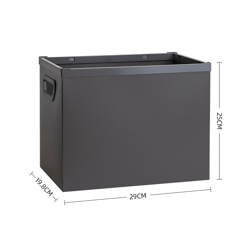 Folder Test Paper Storage Box Office Supplies Plastic Material Storage Box Desktop Shelf Hanaper Foldable