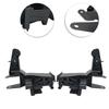 Front Pair Radiator Panel Bracket For Mercedes GLB W247   Compatible With A2476224500 2476224300 Sturdy ABS Black