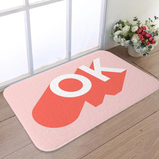 40 x 60 cm Odolná podlahová rohož ve stylu mramoru Rohožka protiskluzová Koupelnová domácí dekorace