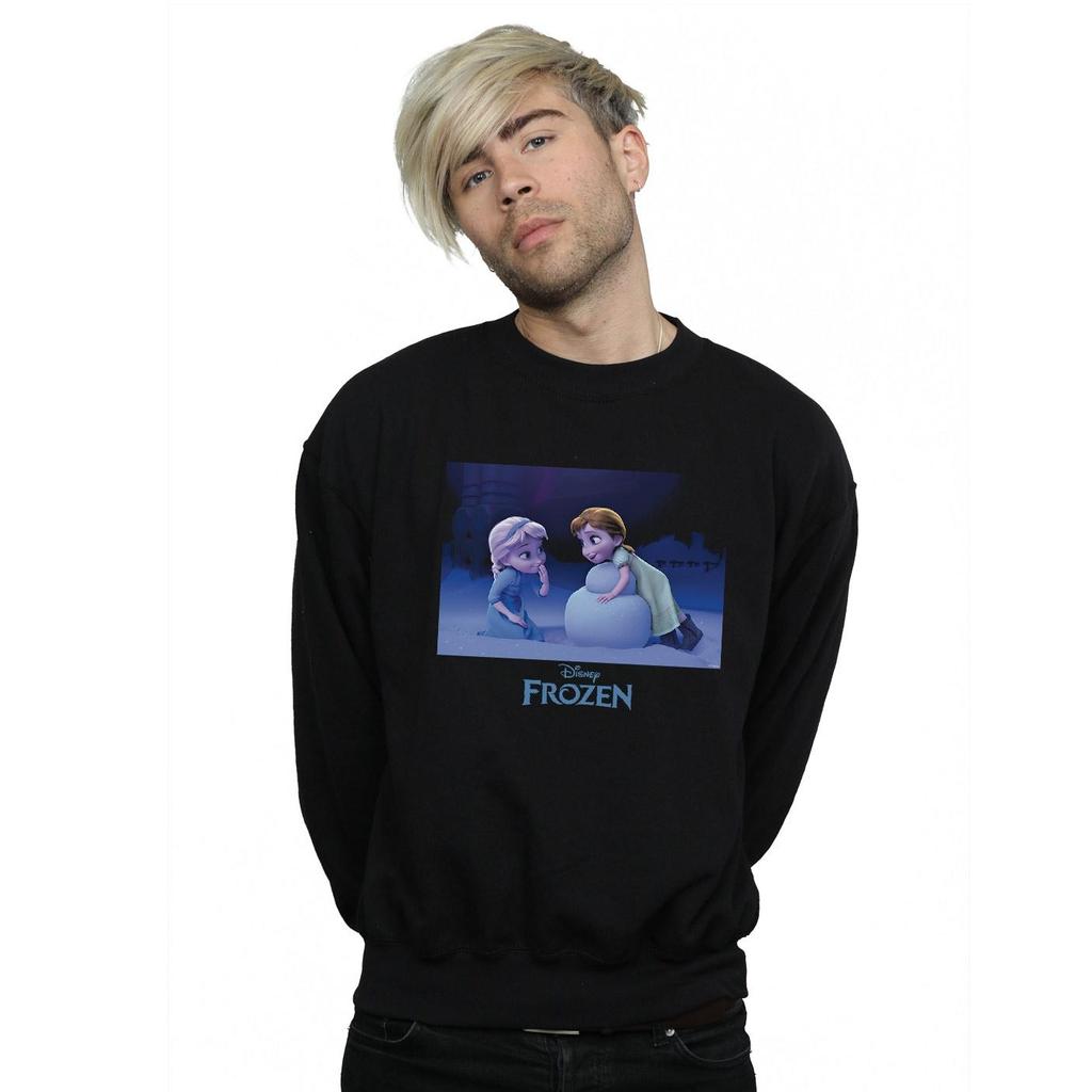 Disney Mens Frozen Build A Snowman Sweatshirt