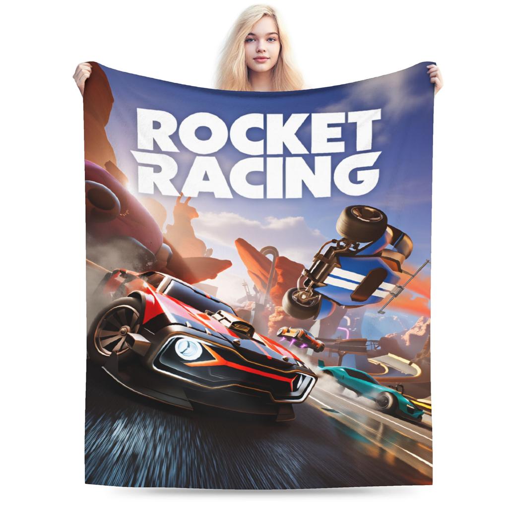 Warm Soft BlanketsKids Adult Camping Rockets Leagues Throw Blanket  Flannel Bedspread For Outdoor Pattern Sofa Bed Cover