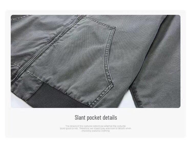 Cardigan Mütze Hart j130 Frühling/Herbst Dünne Gewaschene Baumwolljacke für Herren & Damen, Amerikanischer Ins-Stil.