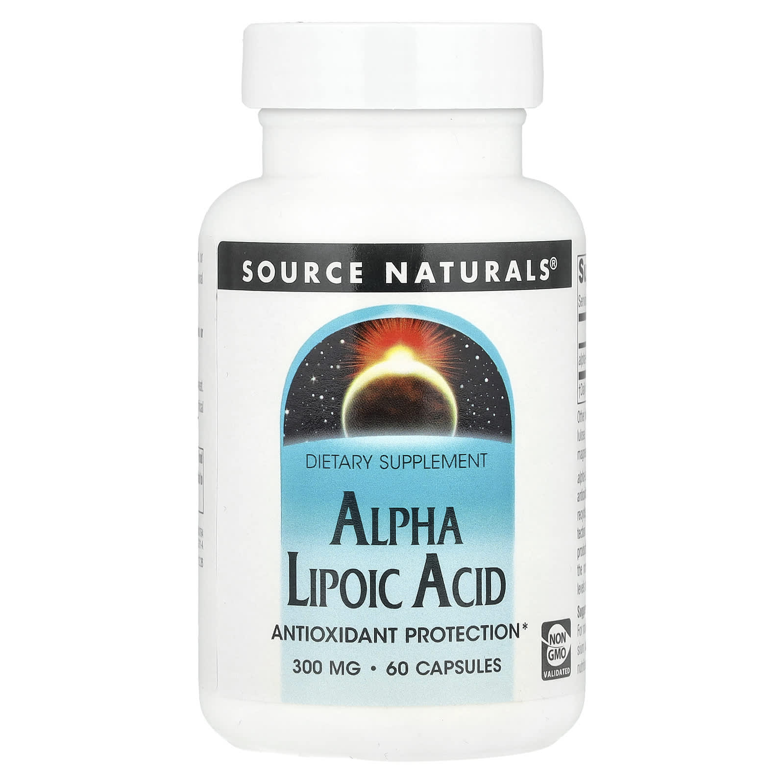 

Alpha Lipoic Acid, 300 Mg, 60 Tablets