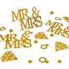 Wedding Rings Confettis for Wedding Decoration Glittering Wedding Table Confettis for Bridal Showers Engagements