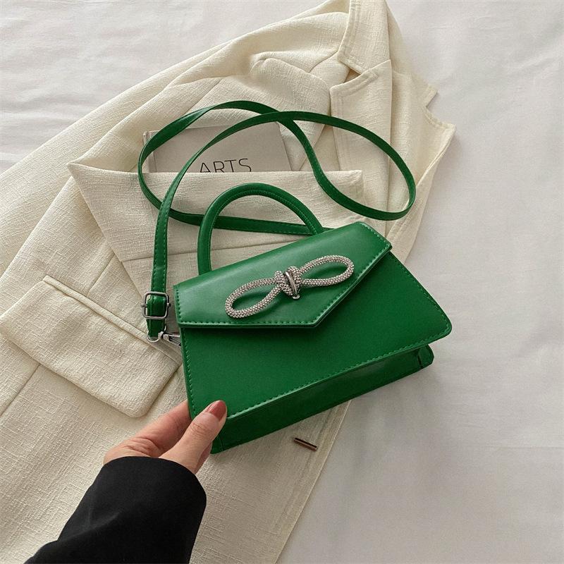 Gentle Fashion Simple Temperament Handbag Early Spring Versatile Shoulder Messenger Bag Small Square Bag Women