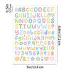 0.5-inch English Letter Sticker Small Size Gu Card Greeting Card Decorative Hand Note Scrapbook Letter Sticker