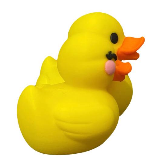 Valentýnská figurka páru kachen 3D tištěná kreslená soška kachny svatební sváteční párty domácí kancelář stolní dekorace ozdoba