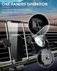 Smart Car Air Vent Phone Holder – 360° Swivel Hook Mount, One-Hand Operation, Anti-Shake Design for All Mobile Devices