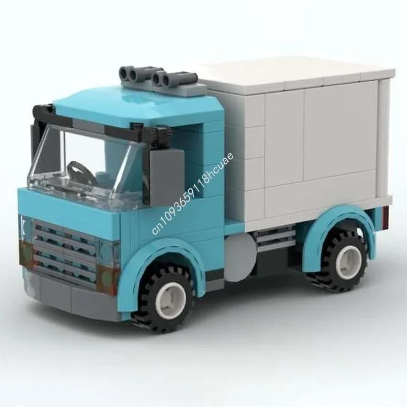 109pcs MOC Box Truck Cityed Model Building Blocks Architecture Toys Assemble DIY Christmas Gift Education Brick Birthday