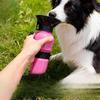 Portable Dog Water Bottle Leak‑proof Outdoor Travel Drinking Cup with Carabiner for Walking Hiking Pet Supplies