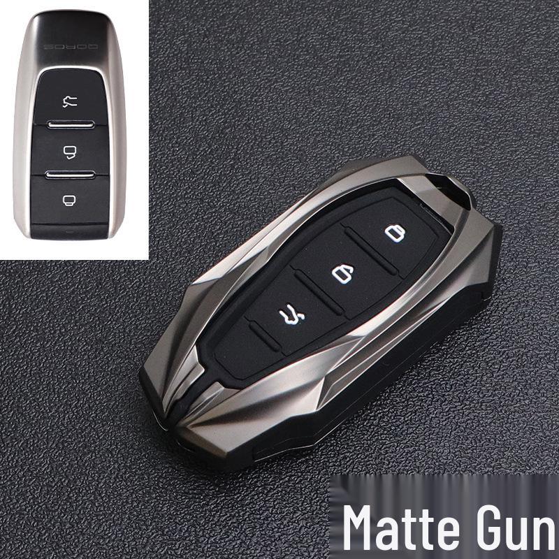 Premium Metal Protective Shell for 2021 Qoros 5 Key - Fits Qoros 3/5/7