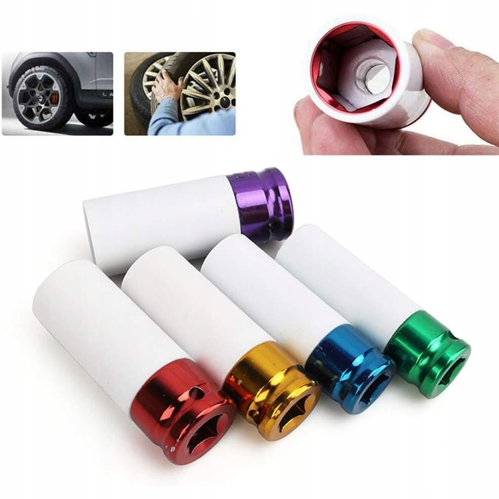Impact Sockets For Rims 1/2" 15, 17, 19, 21, 22Mm