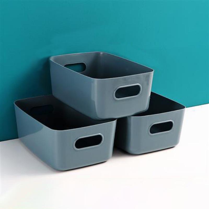 

Разное Хранение Касса Пластиковая Коробка Корзина для Хранения Косметики Корзина для Хранения на Кухне Коробка для Хранения Закусок Large blue