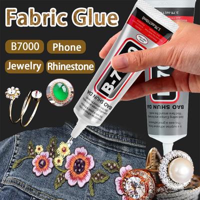 Jewelry Glue (110g) B7000/T7000 for DIY Jewelry, Mobile Phones, Metal, and Glass—Waterproof Transparent/Black Adhesive