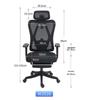 Ergonomic Reclining Office Chair for Extended Comfort – Ideal for Home or Dormitory