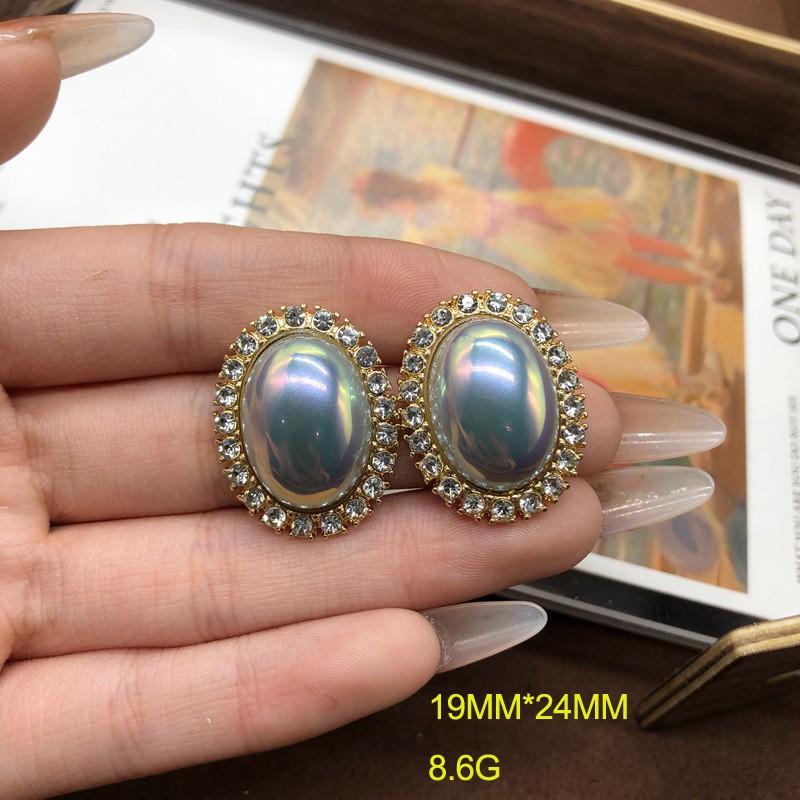 Western Retro Mapei Pearl Necklace Stud Earrings Set Hepburn Style Accessories Cheongsam Dress Neck Chain Women