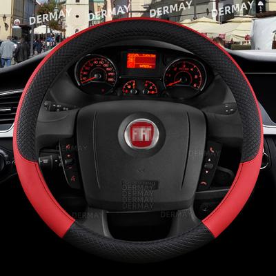 For Fiat Ducato Car Steering Wheel Cover PU Leather Non-slip High Quality Auto Accessories Fast Shipping
