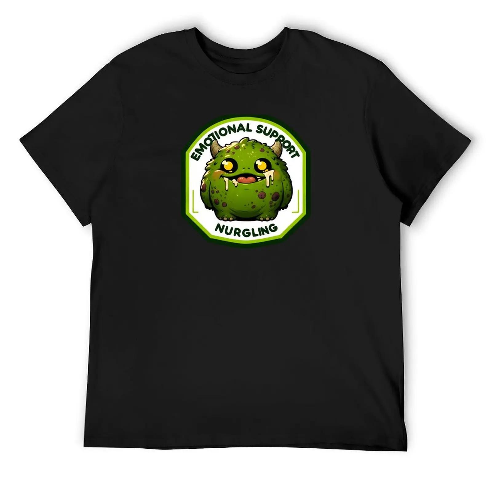 

Nurgle Emotional Support Nurgling Badge TShirt plus size tops plus size clothes for a boy tee shirts for men 2025 new model 4XL