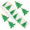 20Pcs Christmas Glitter Christmas Tree Stickers, Laser-Cut Self-Adhesive Stickers, Suitable For Holiday Decoration, Envelopes, Diaries And Party