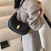 Strukturierte matte Unterarmtasche Damen-Tasche Herbst und Winter Retro-Mode Umhängetasche Pendler-Unterarmtasche