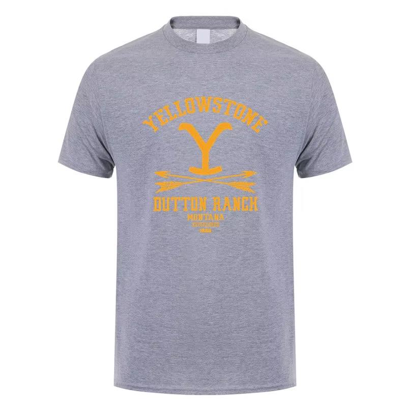 Yellowstone Dutton Ranch Tshirt Yellowstone Graphic Tshirt 2026 Summer Unisex Unisex Cotton Funny TShirts Street Wear Y2K Tshirt