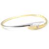 Altesse [F6960] - Bracelet plaqué or 'Câlin' 2 tons
