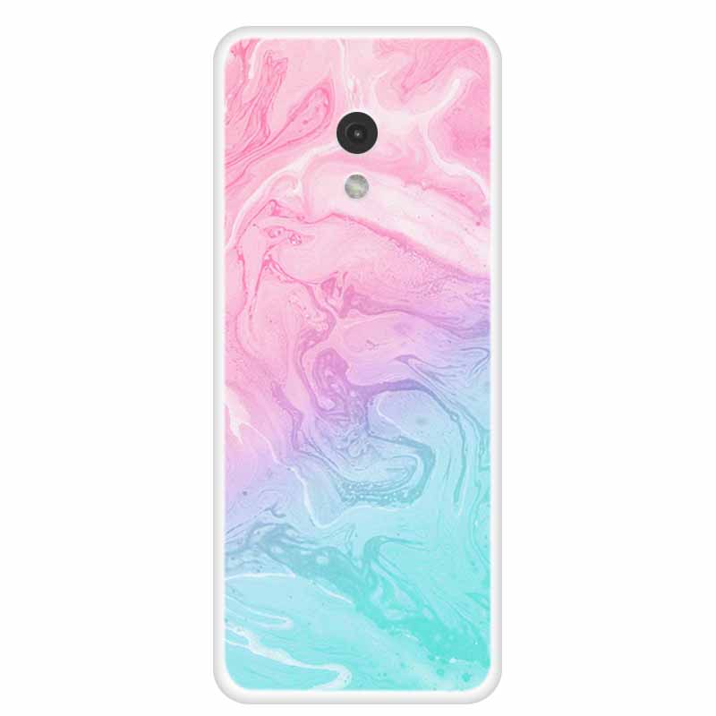 Pour Nokia 215 4G 2024 Coque Nokia 235/220 4G 2024 Marbre Peint Transparente TPU Coque Arrière pour Nokia220 4G Coque de Protection ClearShell