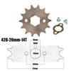 428# 20mm 10 11 12 13 14 15 16 17 18 19 T Teeth Front Engine Chain Sprocket For Dirt Pit Bike Monkey ATV Quad Go Kart