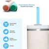 Replacement Straws for Stanley 40 oz Cup Tumbler, 12 Pack Clear Reusable Plastic Straws, 2 Straw Brushes,for Stanley Cup