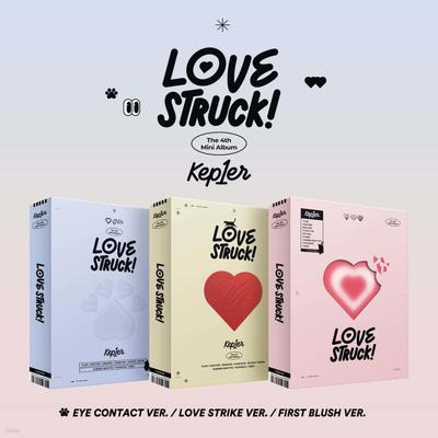 Kep1er (Kepler) - 4th Mini Album: LOVESTRUCK! [1 Out of 3 Covers Randomly Sent]
