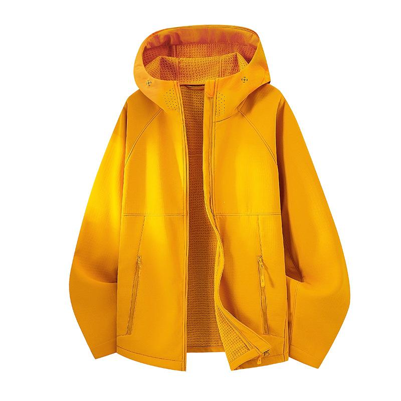 Jacquard Hooded Soft Shell Jacket: New Style for Men & Women - Quality Outdoor Wear