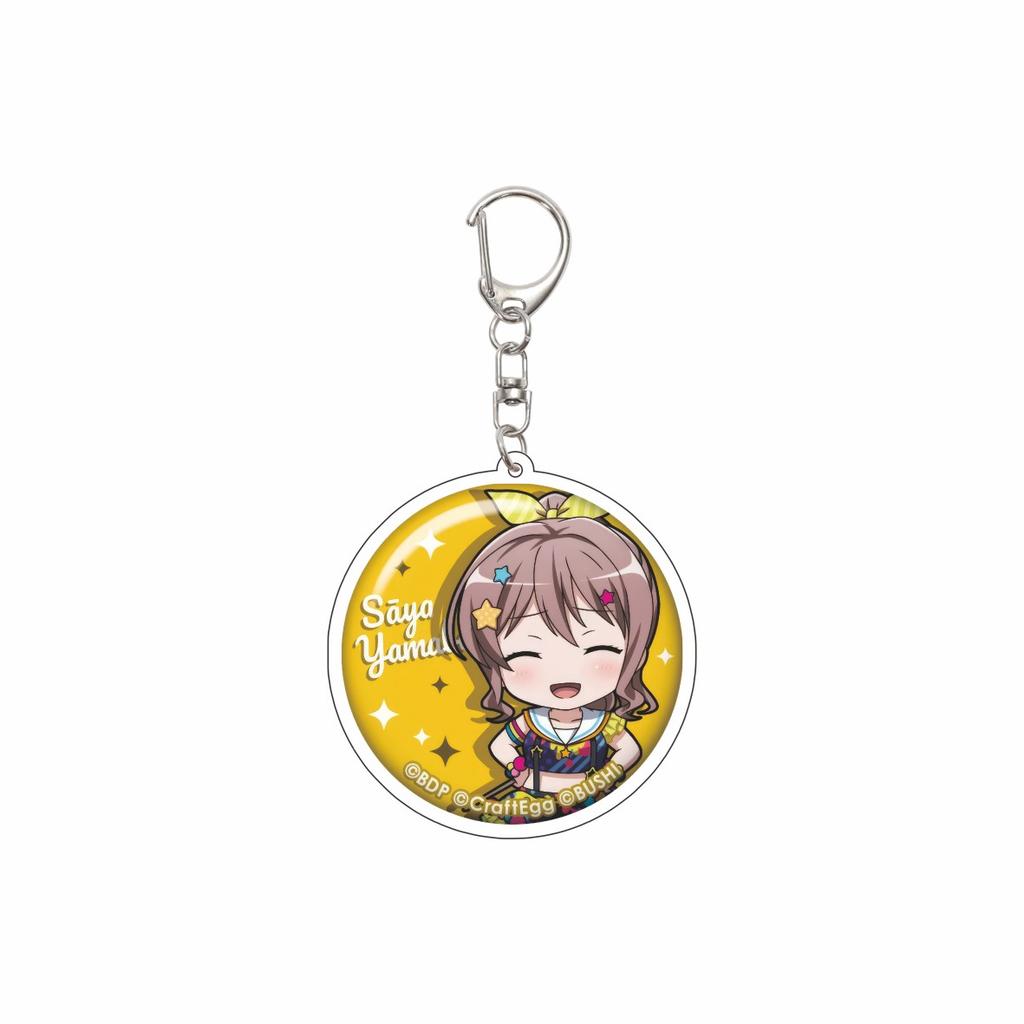 55MM Anime BanG Dream Keychain Misaki Okusawa/Michelle/Kaoru Seta/Sayo Hikawa Key Chain Acrylic Model Plate Christmas Gifts