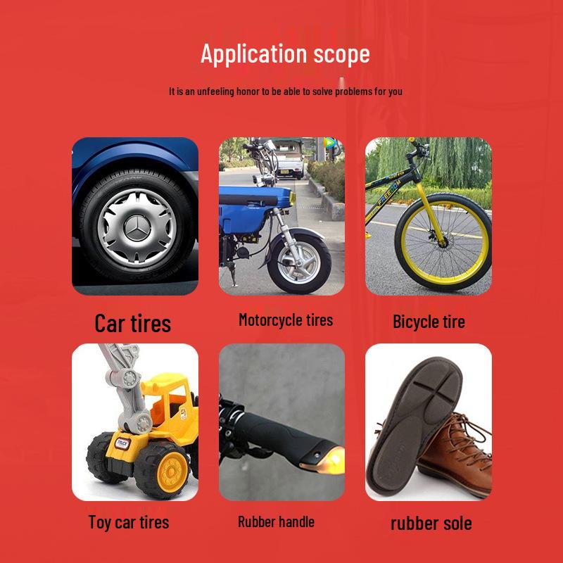 High-Temp Resistant Car Tire Crack & Scratch Repair Glue