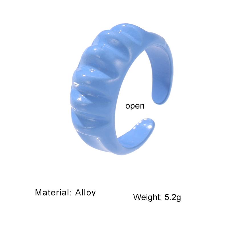 Otevírací prsten Dámské šperky Jednoduchý Elegantní Módní Otevírací Nastavitelný Prsten Dárek