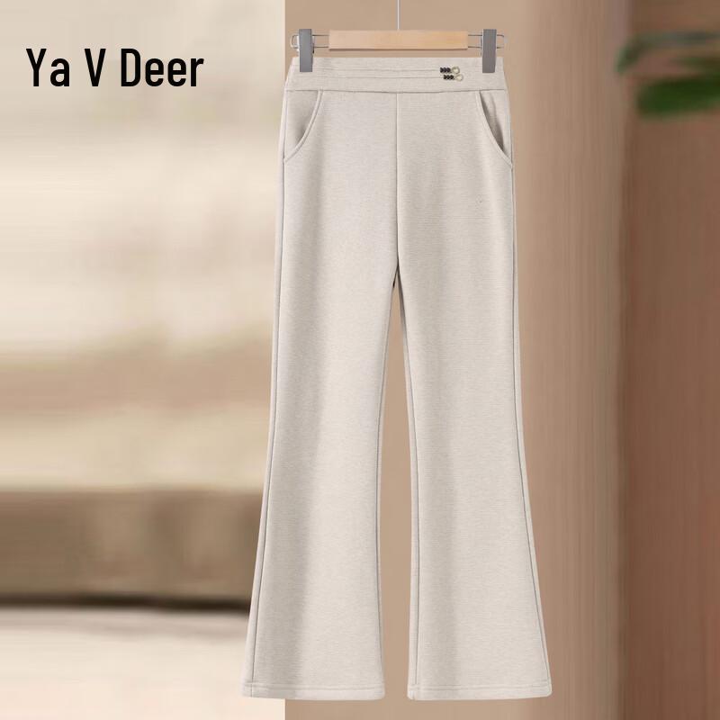 Yalu Mama Women's Autumn/Winter Micro Flared Casual Pants