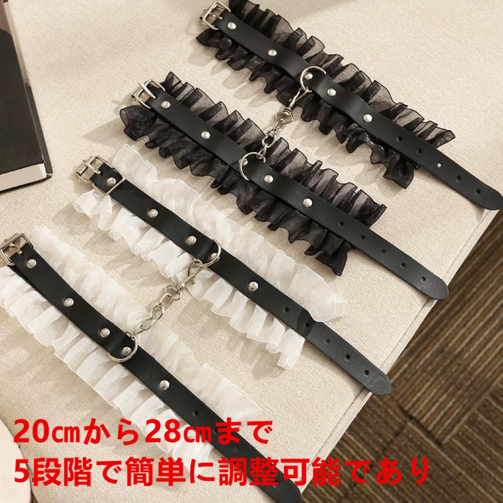 BAOQISHAN Sm Handcuffs with Lace Eye Adult SM Leg Lace Easy To Sm Play Mask, Goods, Restraints, Goods, Painless, Adjustable, Handcuffs, Cuffs,