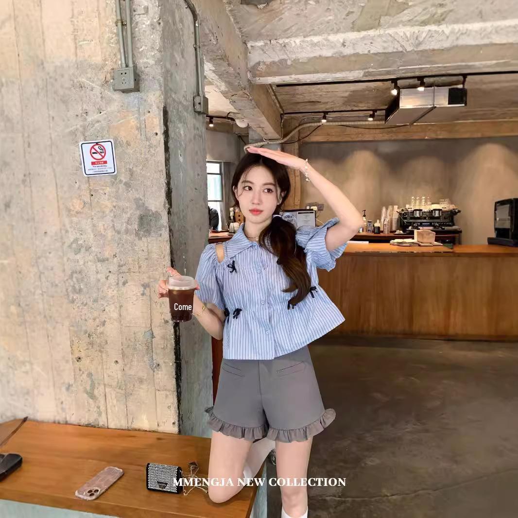 

Summer 2024 Slimming High-Waisted Women s Casual Shorts - Age-Defying and Versatile Fashion. Small сірий колір