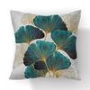 Ginkgo Biloba Polyester Kissenbezug Lendenkissenbezug Schwarz Goldene Blätter Wohnzimmer Stuhl Sofa Heimdekorationstyle,(3)