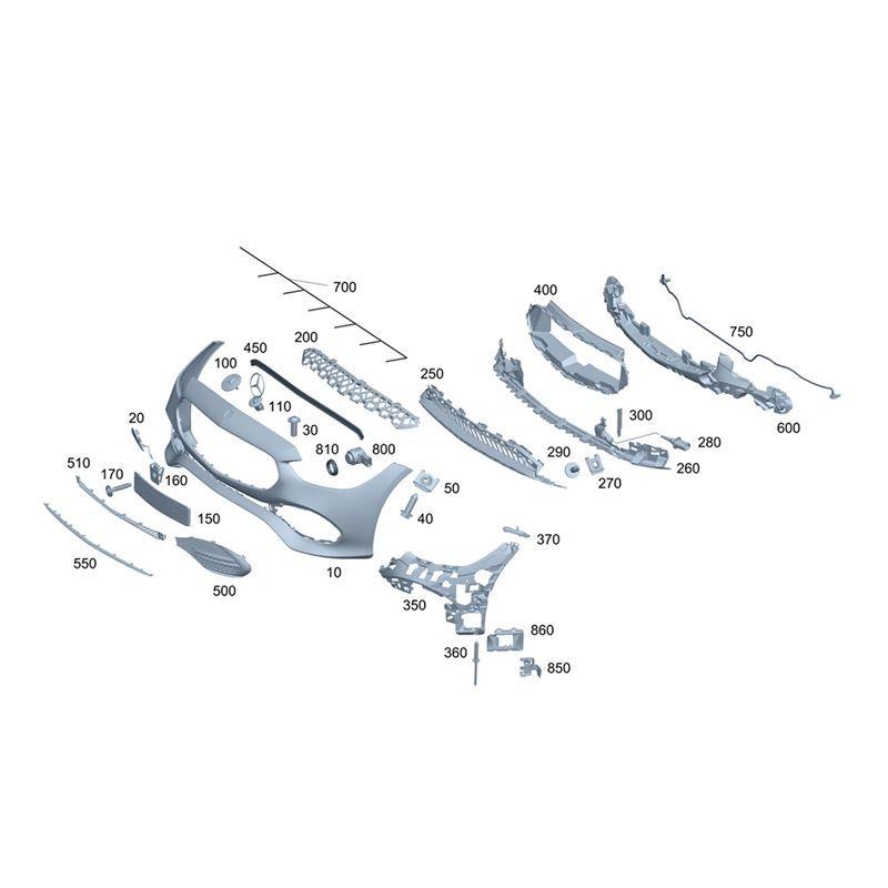 5Pcs New Reverse Radar Special Sealing Ring For Mercedes Benz S-Class E-Class C-Class EQS A0005429904,0005429904